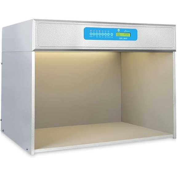 color matching light cabinet