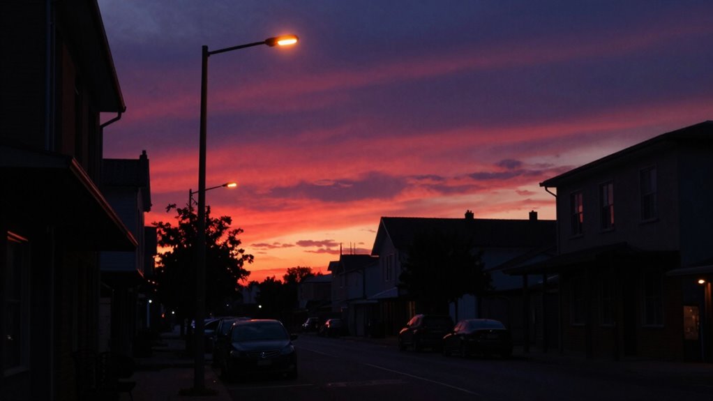 color perception shifts at dusk