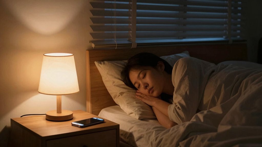 consistent bedtime and light control