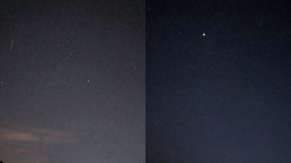 cooling improves night sky clarity