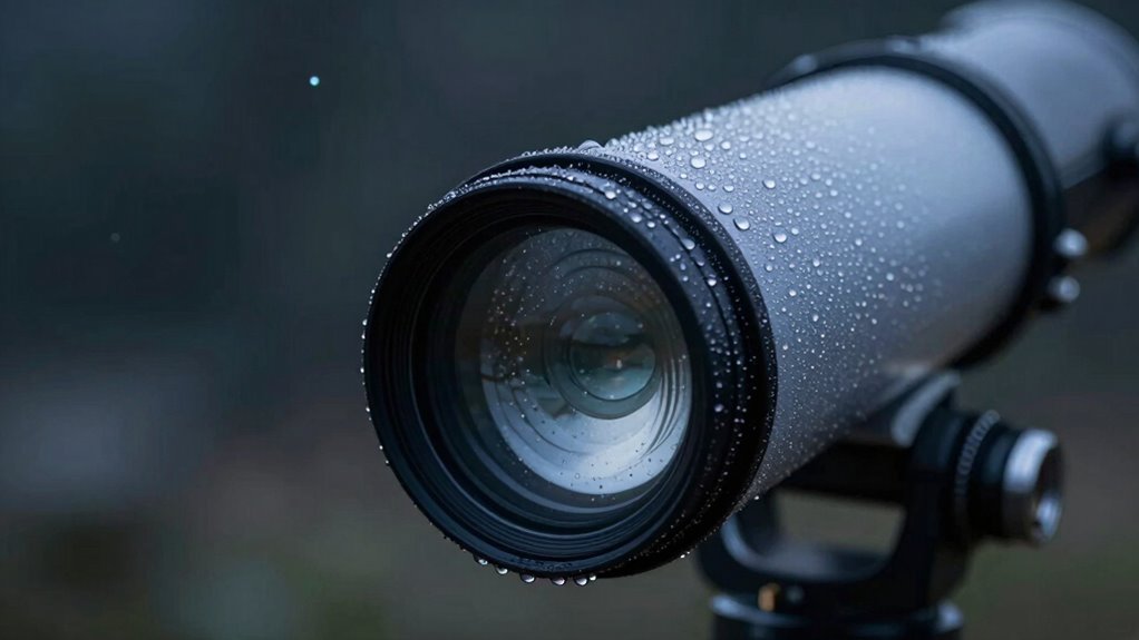 dew formation hampers visibility