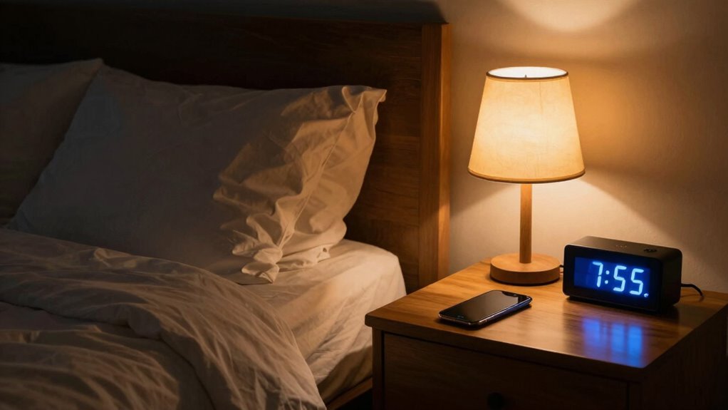 dimming lights improves sleep