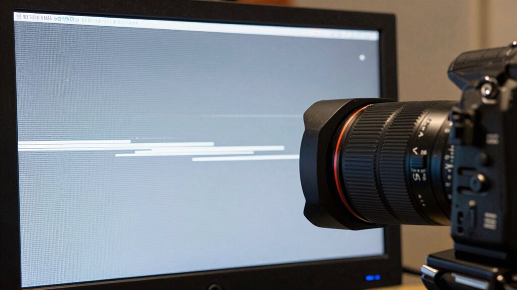 flickering affects camera exposure