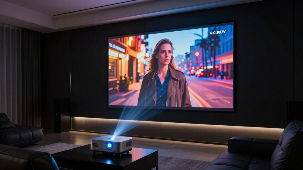key home theater projection factors