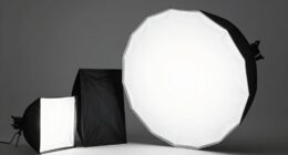 larger softboxes enhance lighting