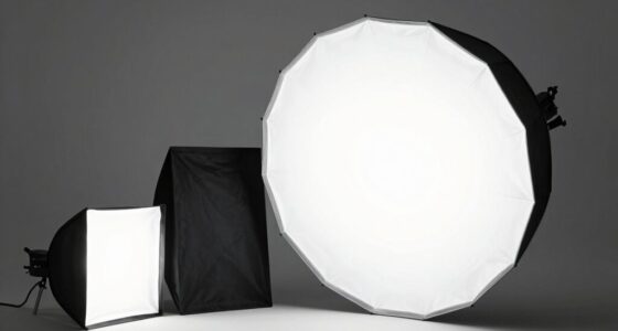 larger softboxes enhance lighting