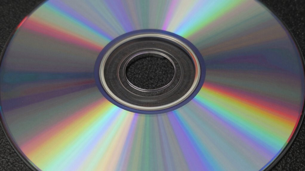 light dispersion creates rainbow patterns