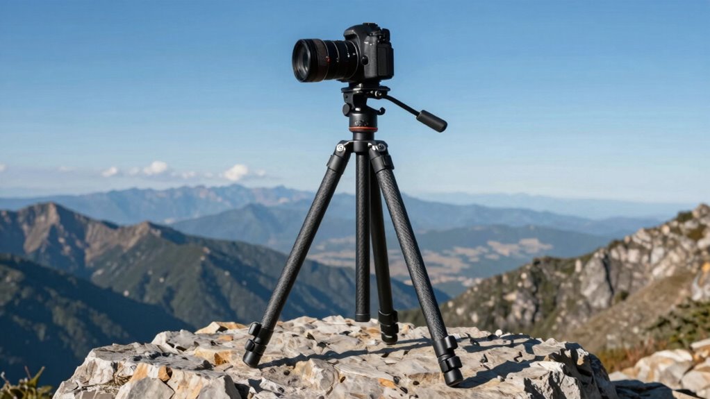 lightweight sturdy adjustable tripod