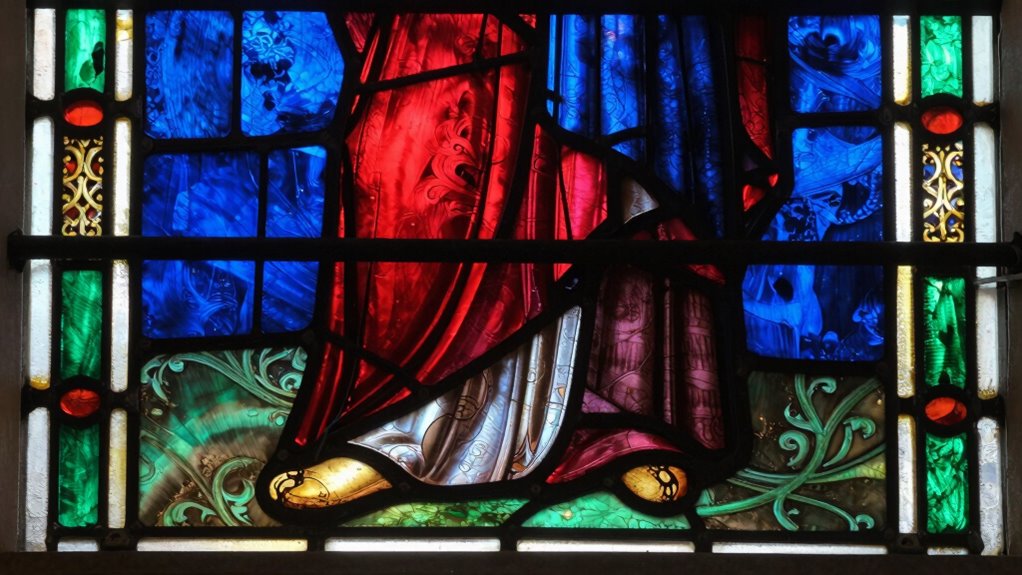 medieval stained glass artistry