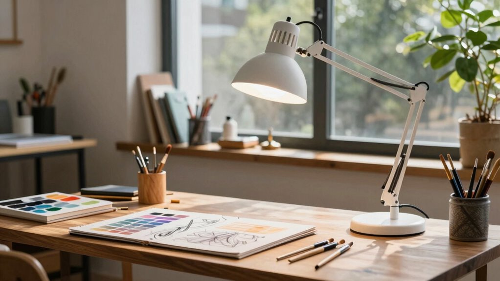 optimal lighting for artists