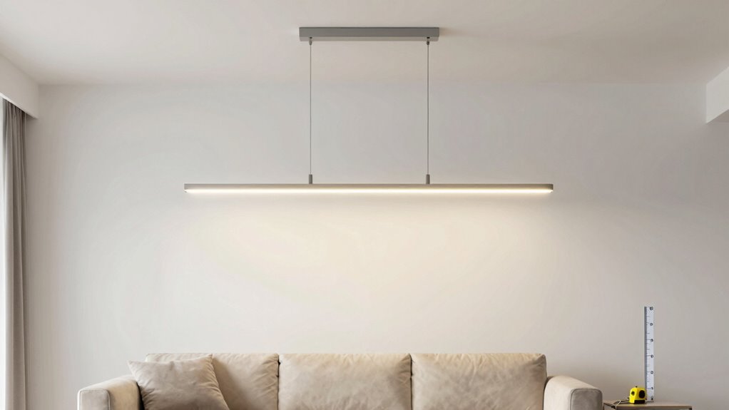 proper pendant light height