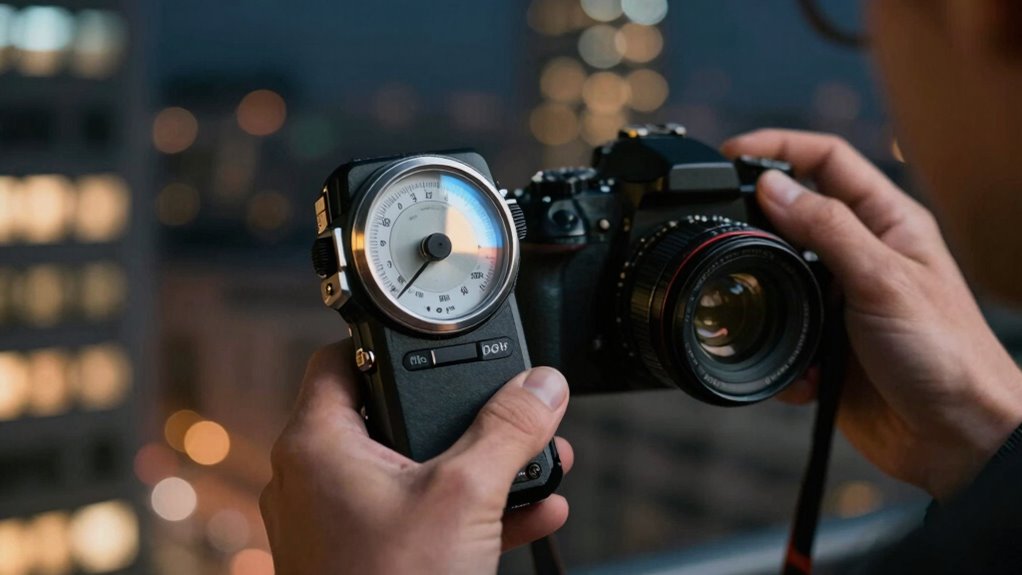 properly calibrated light meter