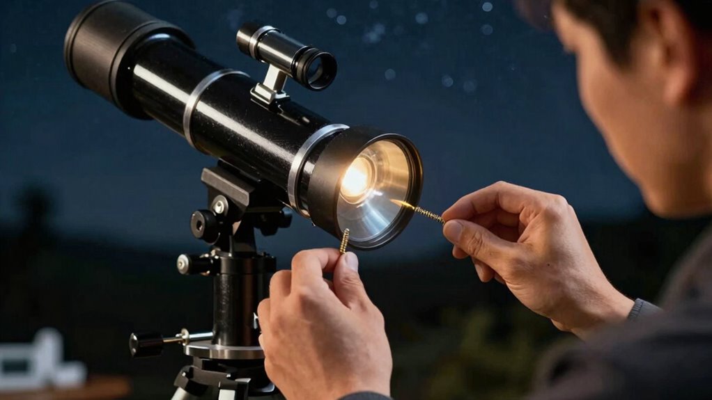 quick newtonian telescope collimation