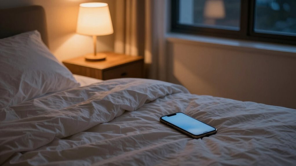 reduce evening light for sleep