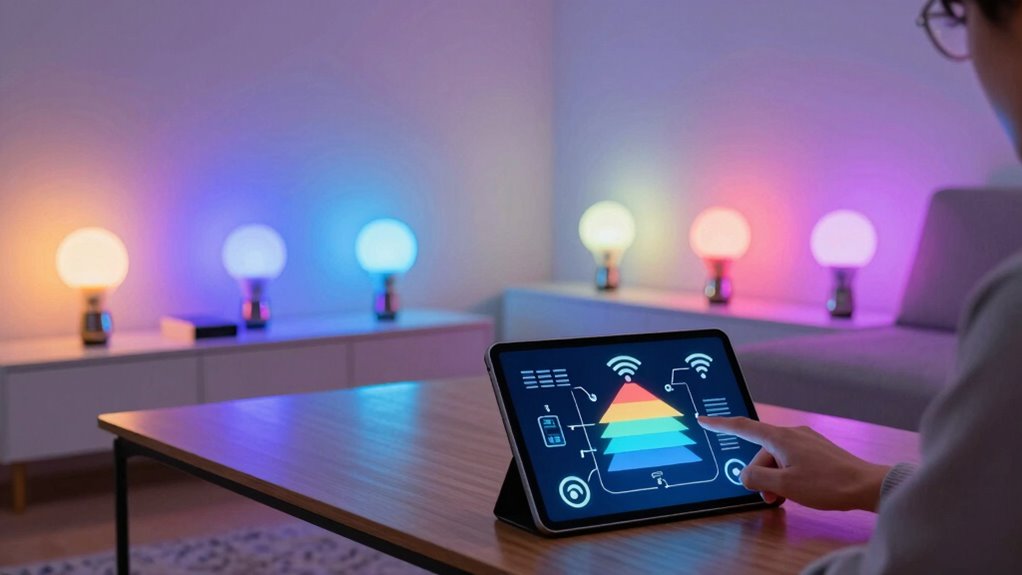 segmented smart lighting network