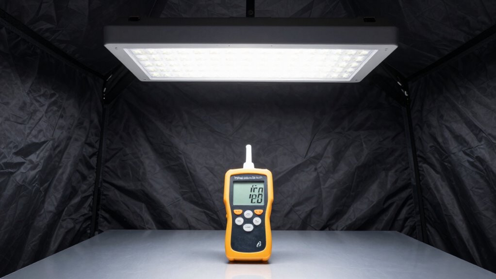 tent light measurement technique