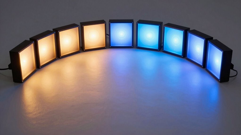top bi color led panels