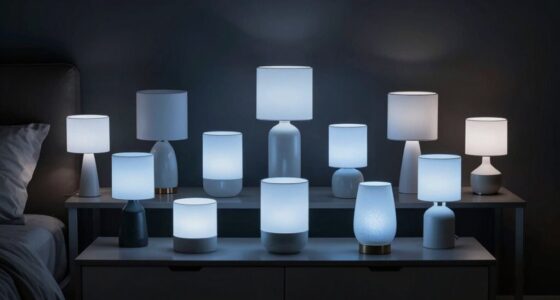 top blue light bedside lamps