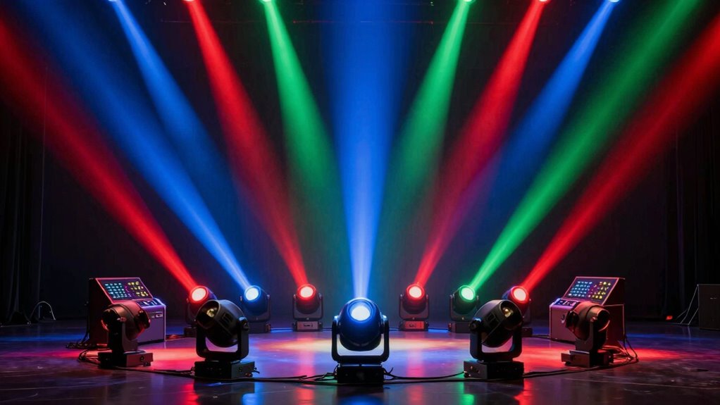 top dmx stage wash lights