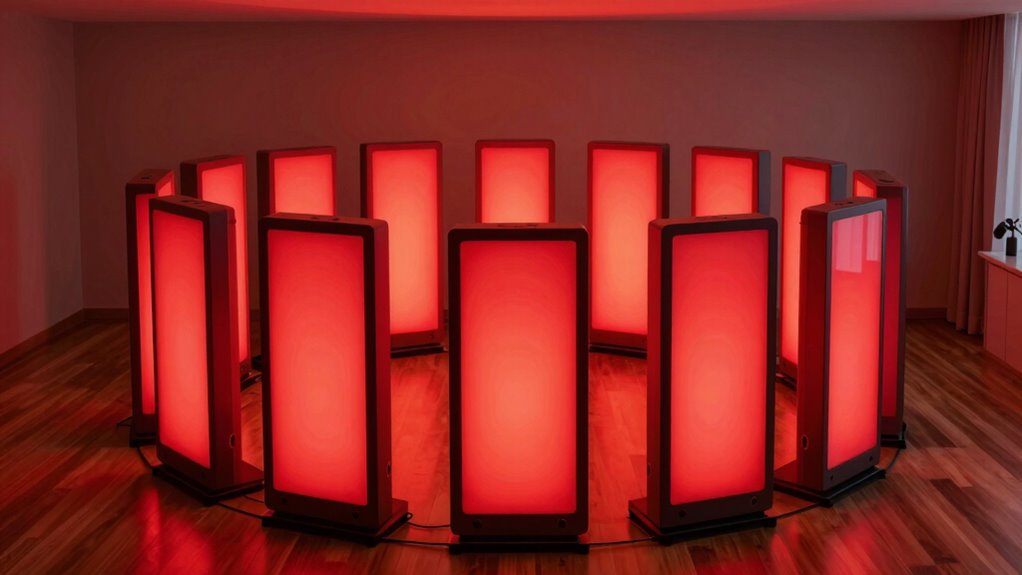 top full body red light panels