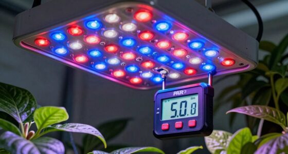top led grow light meters