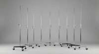 top rolling light stands