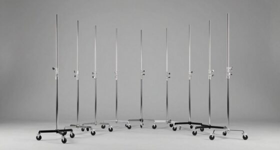top rolling light stands