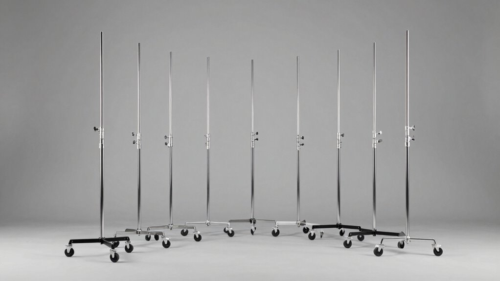 top rolling light stands