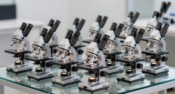 top trinocular microscopes