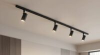 top white led track lights