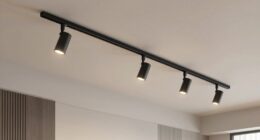 top white led track lights