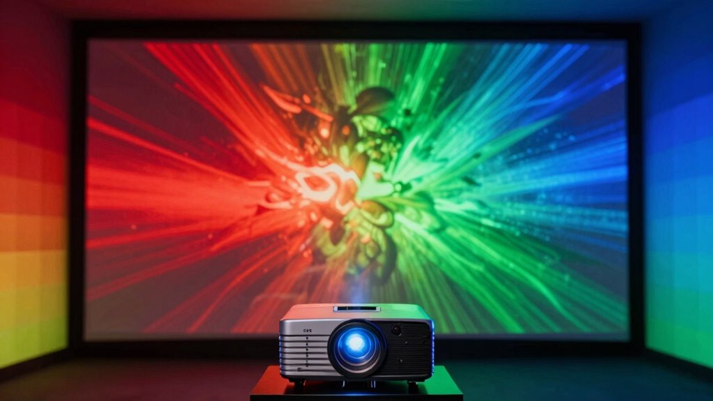 vibrant cinematic color range