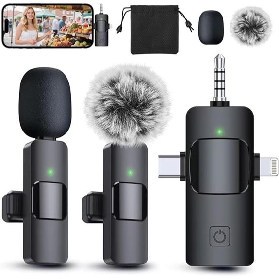 wireless lavalier microphone