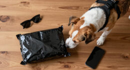 Detection dog detects cleverly hidden illegal goods