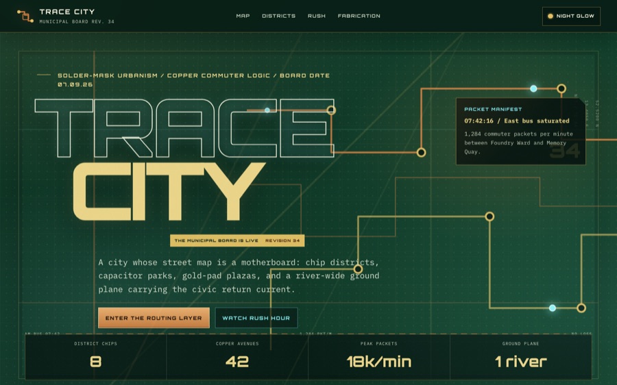 Trace City - Rush Hour as Electrons (FABLE/175)