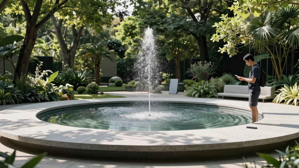 Fujiko Nakaya Turns Mies Van Der Rohe’s Berlin Sculpture Garden Into A Landscape Of Fog