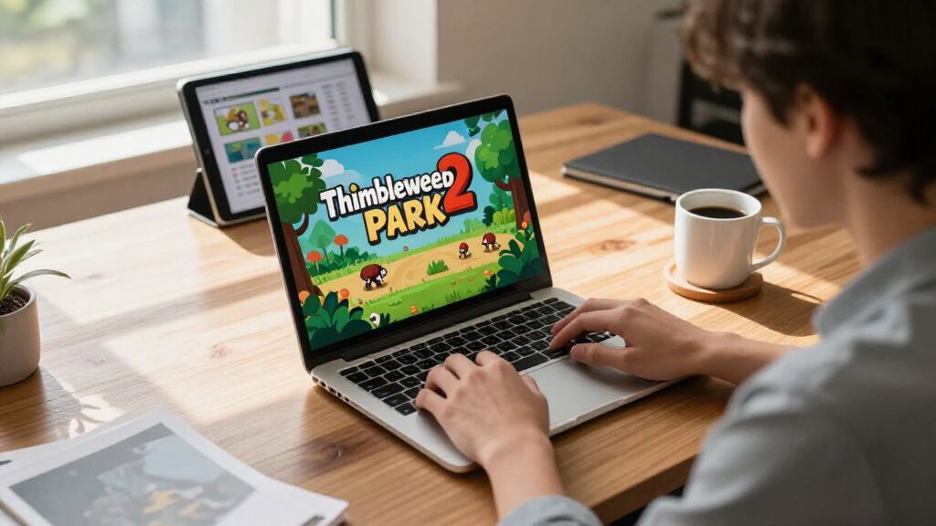 Ron Gilbert started production on Thimbleweed Park 2