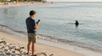 Shark spotted at Point Lookout, beach cleared of swimmers