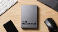 The largest available Minecraft world, totalling 15 TB
