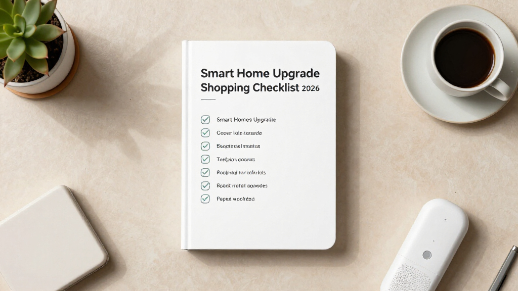 Smart Home Upgrade Shopping Checklist 2026