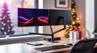 VIVO Dual Monitor Desk Mount: A Holiday Desk Upgrade